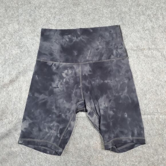 Lululemon Shorts Womens 4 Align High Rise 8" Diamond Dye Pitch Grey Graphite - Picture 1 of 8